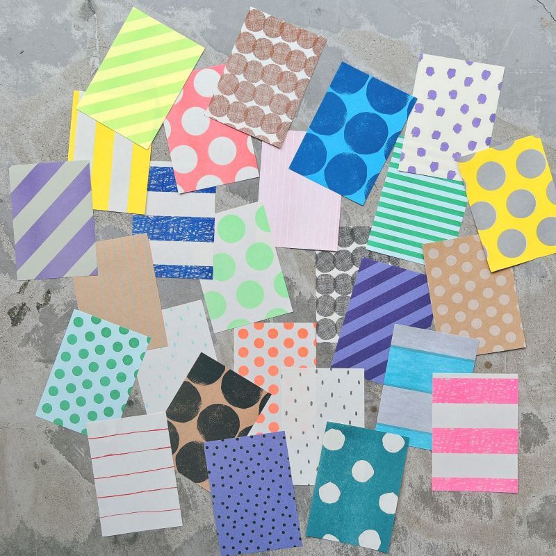IROIRO Memo Pad Dots & Stripes
