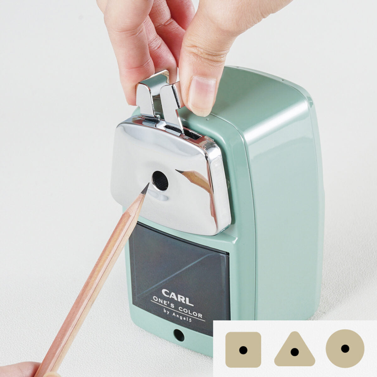 Pencil sharpener Angel 5 premium 3 LIGHT GREEN