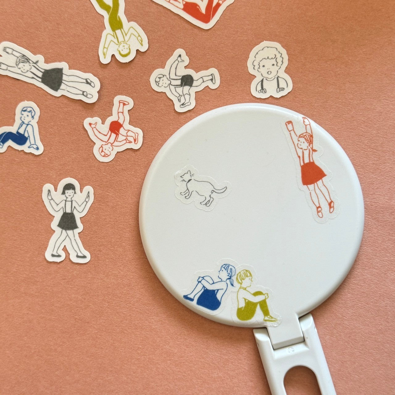 Masuko Eri × mizushima Flake Stickers Children