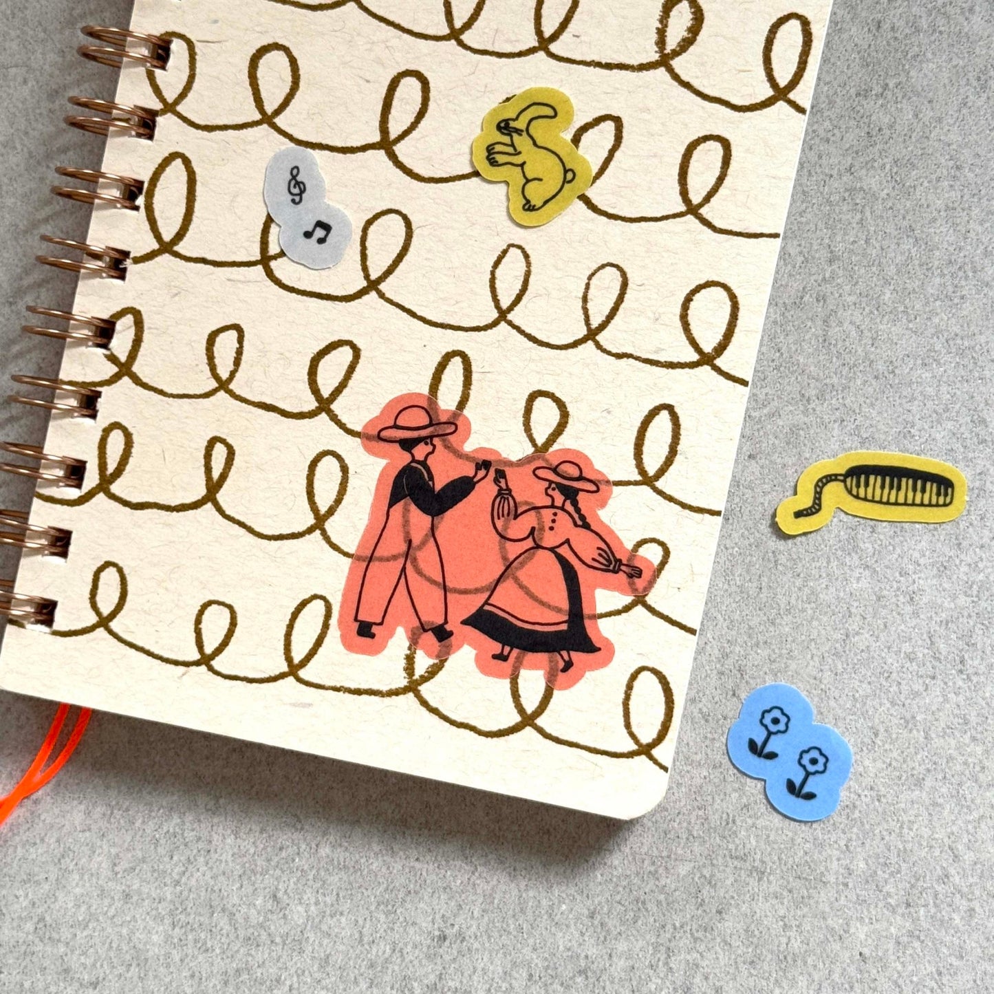 necktie × mizushima Flake Stickers Let's Dance!