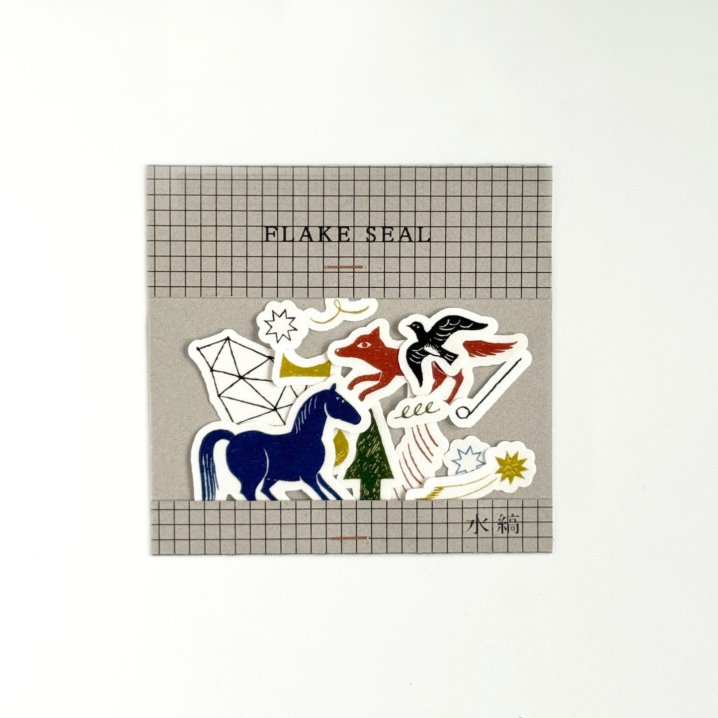 Nishi Shuku×mizushima Flake Stickers In the Night