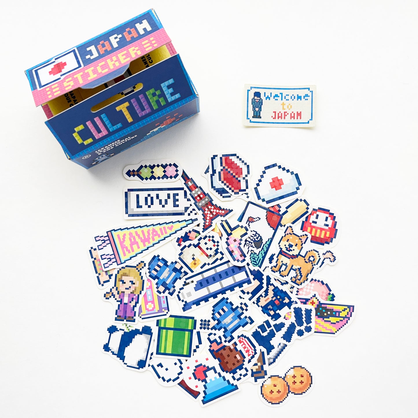 Haco Seal - Boxed Flake Sticker -  JAPAN