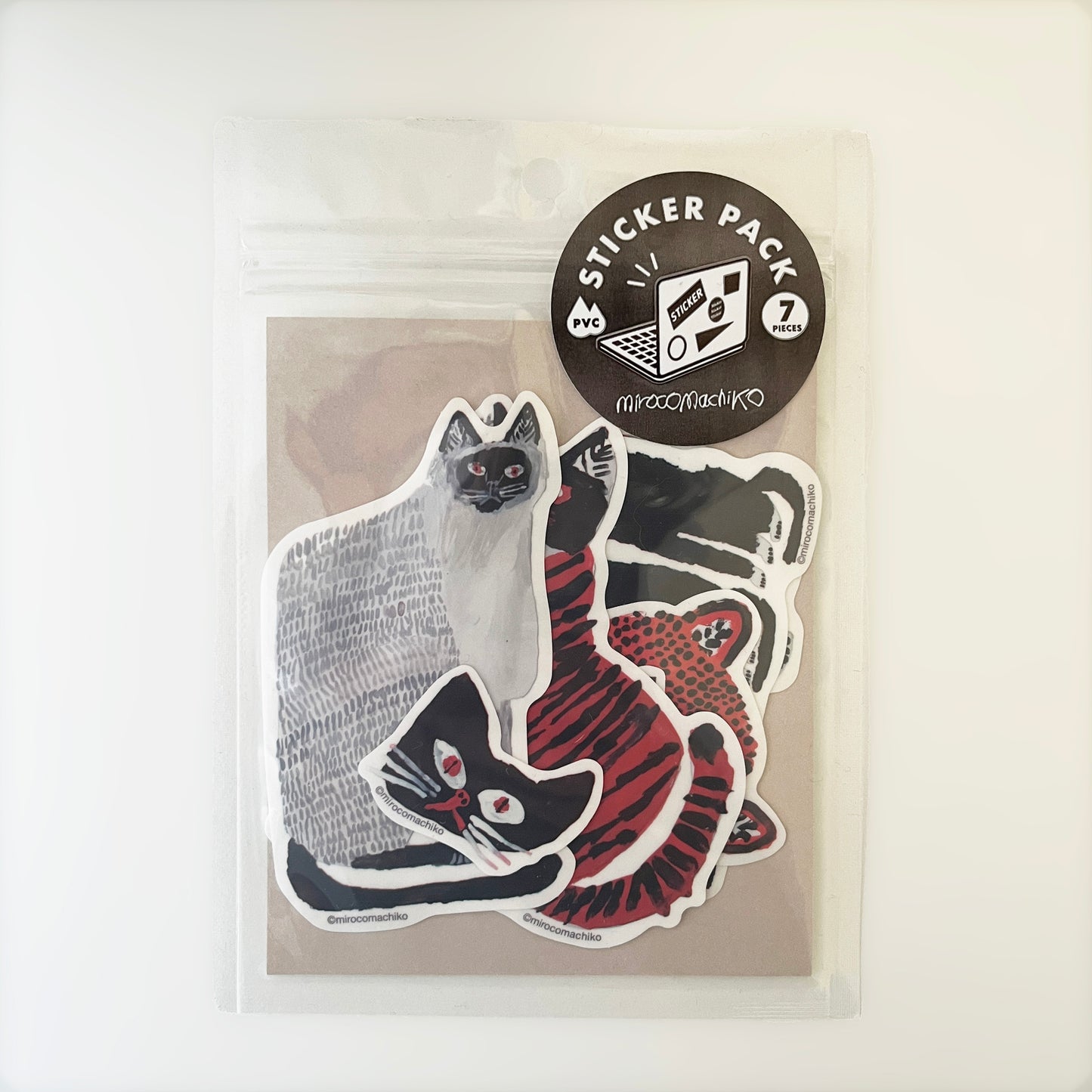 Miroco Komachiko Sticker Pack -  Cat
