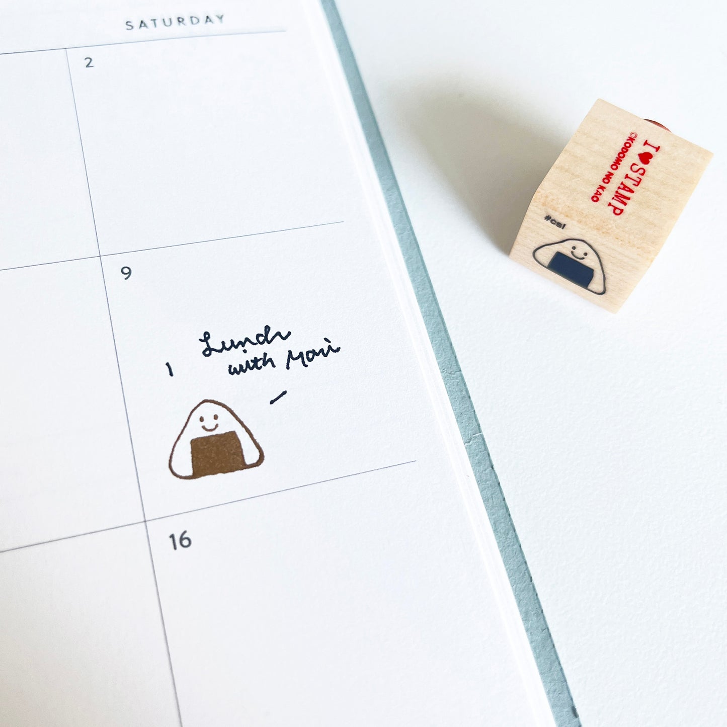 KODOMO NO KAO I love stamp -ONIGIRI