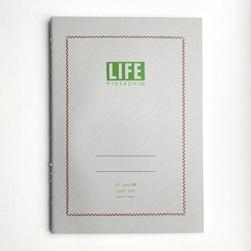 LIFE Notebook Pistachio A5 Grid
