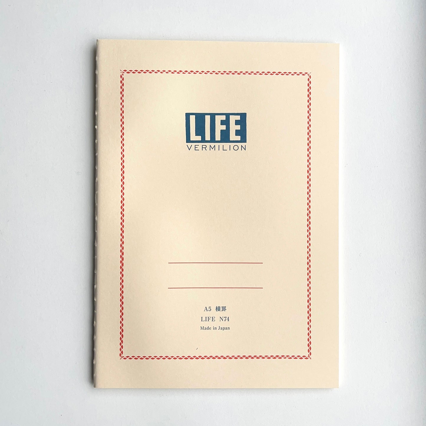 LIFE Notebook Vermilion A5 Ruled