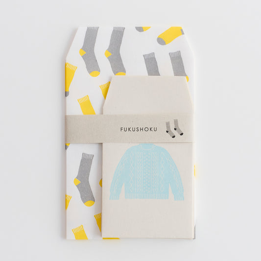 FUKUSHOKU Paper Bag set Sweater x Socks