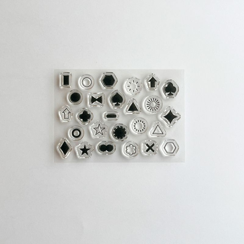 JIZAI Clear Stamp LOG Marks 02