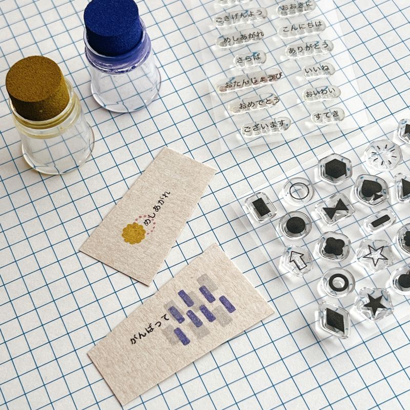JIZAI Clear Stamp LOG Marks 02