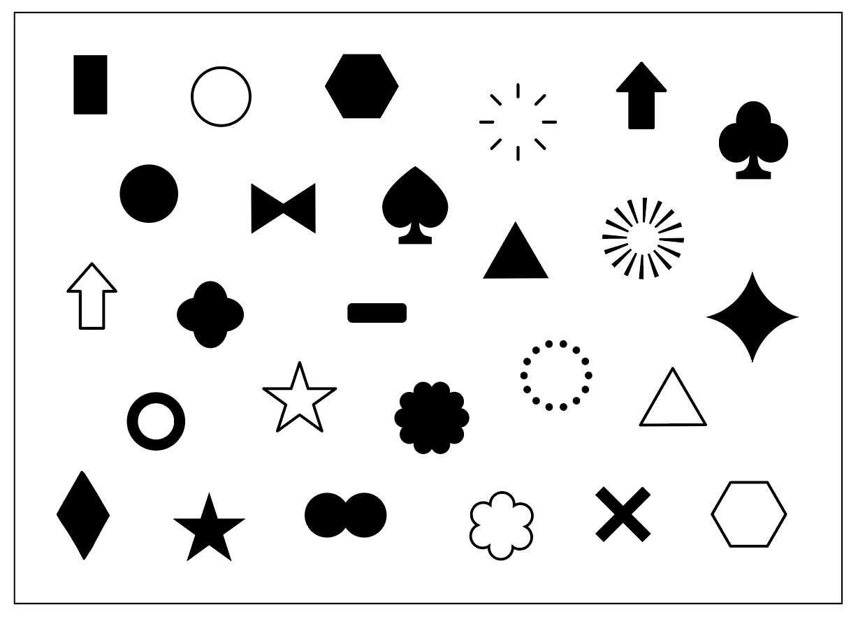 JIZAI Clear Stamp LOG Marks 02