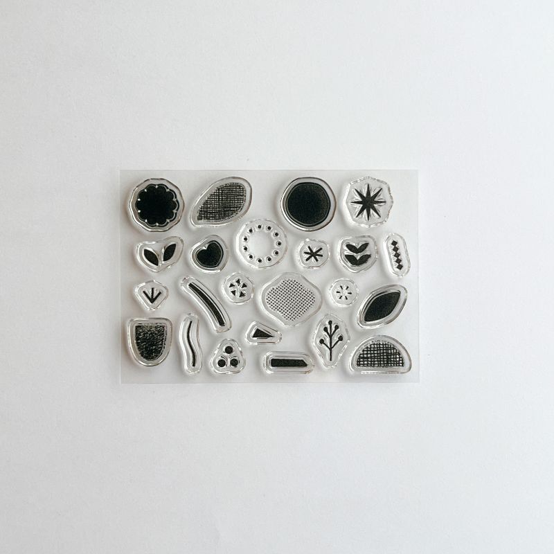 JIZAI Clear Stamp POCKET Flower 02