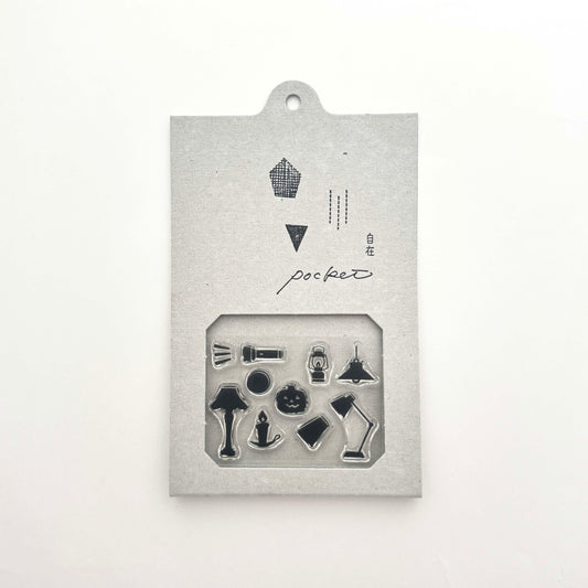 JIZAI Clear Stamp POCKET Lamps