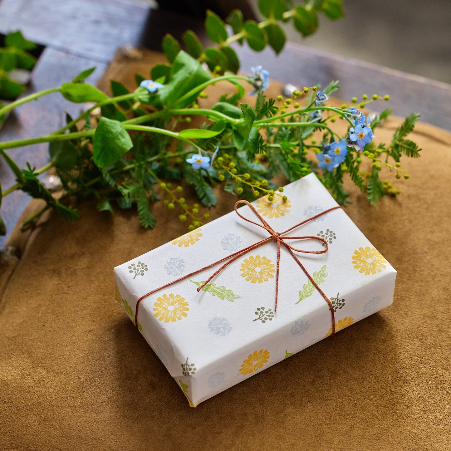 ATELIER.encle d'encle×mizushima JIZAI Clear Stamp BOX Motif set Flower
