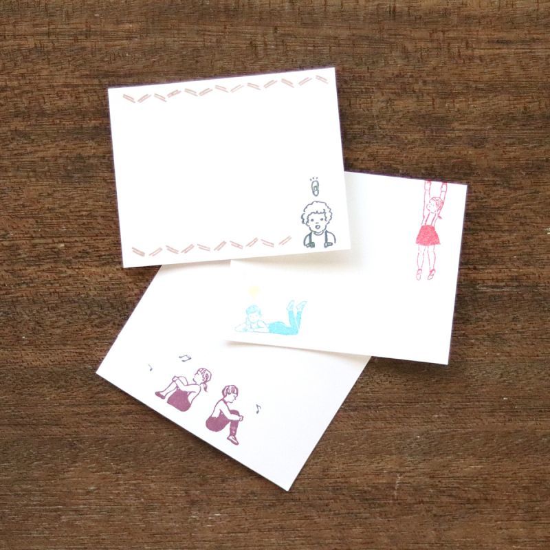 Masuko Eri × mizushima JIZAI Clear Stamp BOX Motif set Children