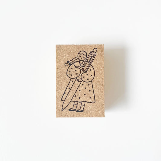 Stamp Marche Uni-Ball One Marl-chan Illustration Stamp