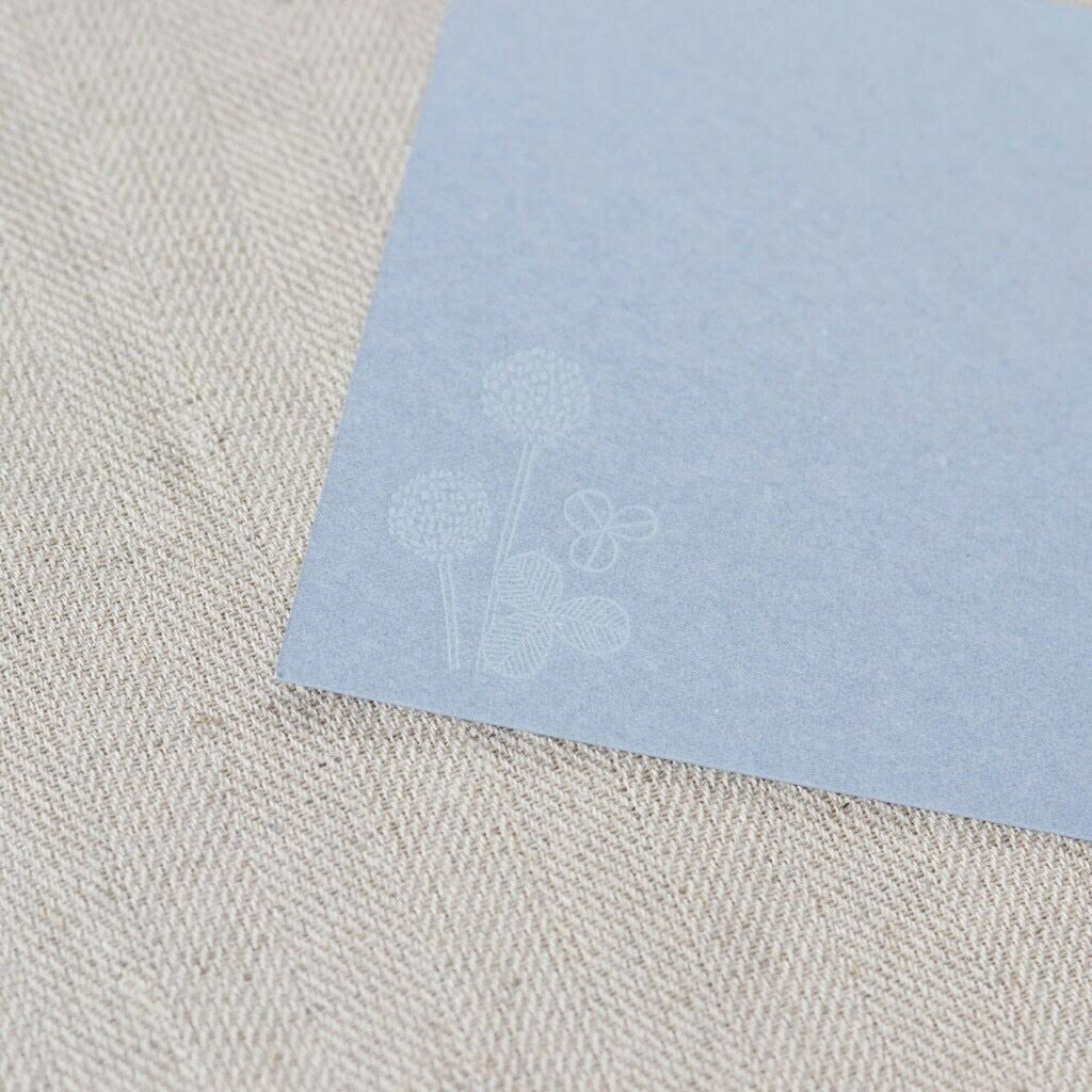 knoten letterpress Postcard Dandelion