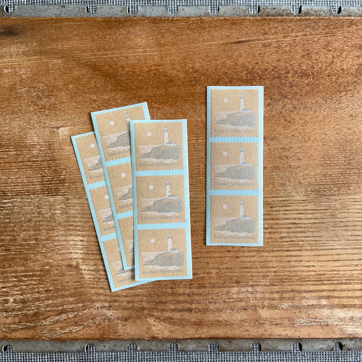 knoten letterpress Sealing Sticker Lighthouse