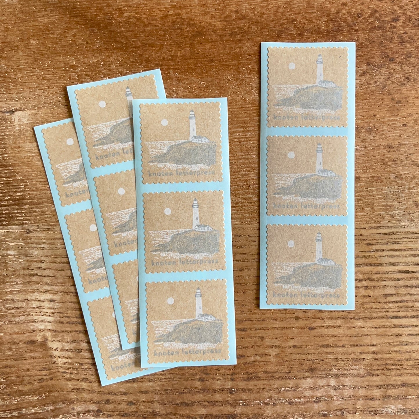 knoten letterpress Sealing Sticker Lighthouse