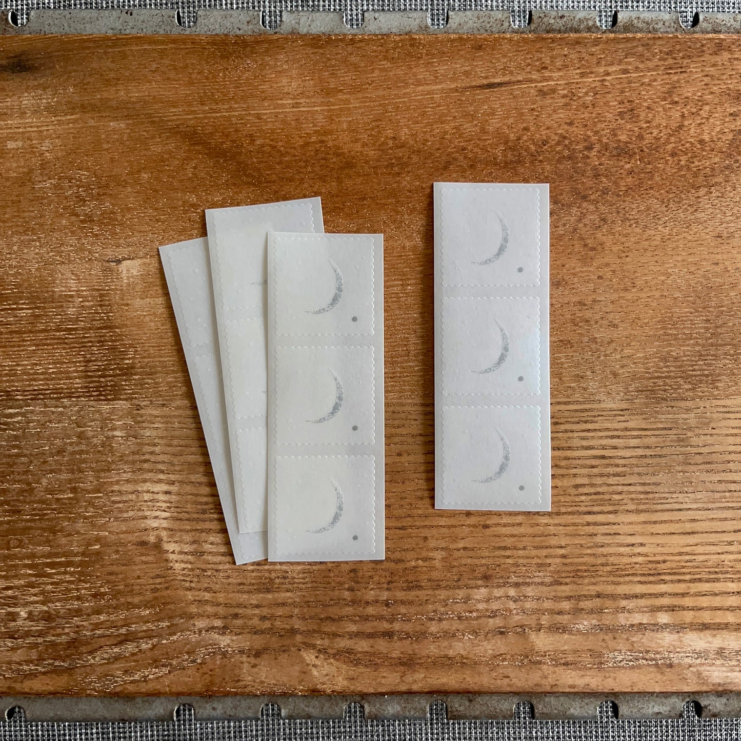knoten letterpress Sealing Sticker Crescent Moon