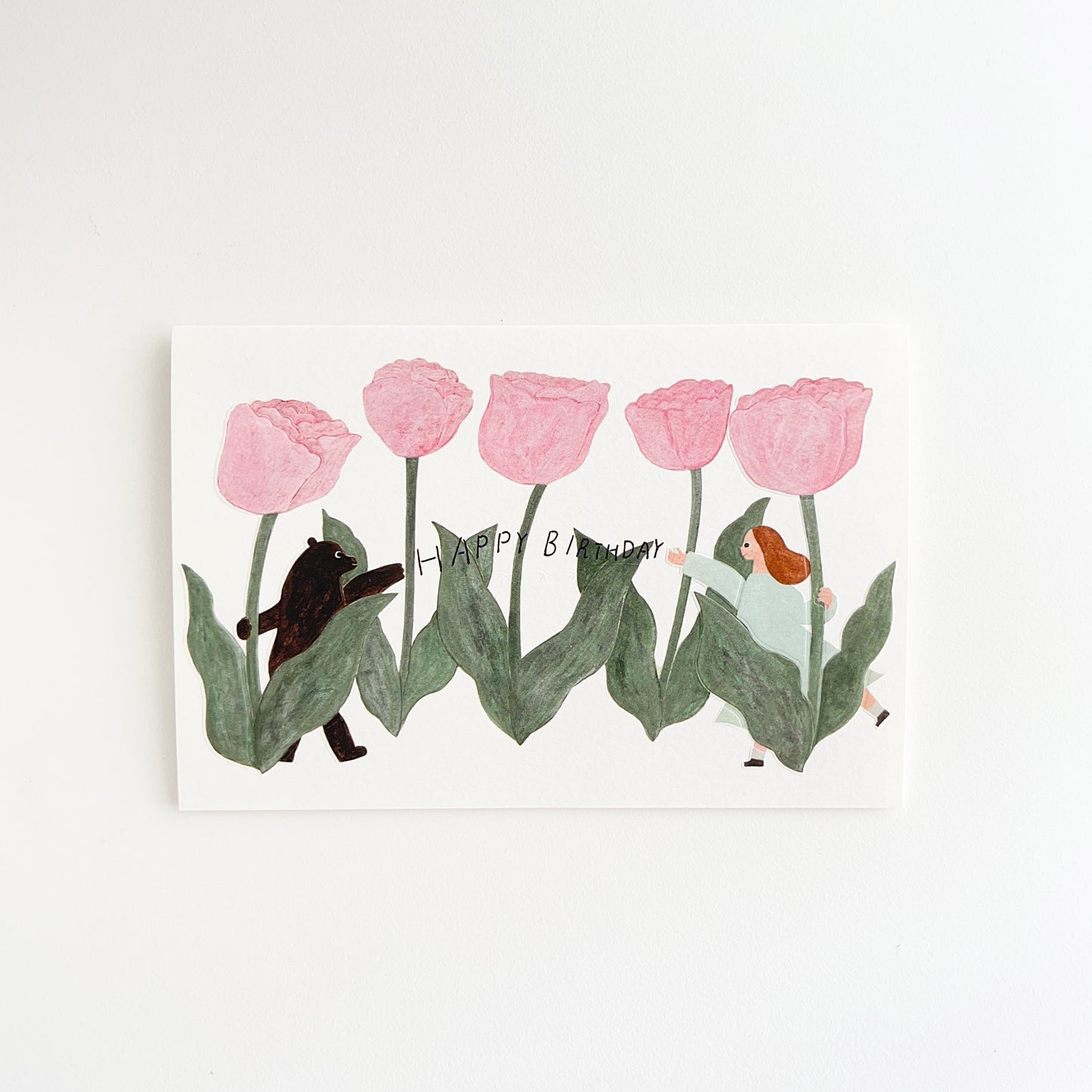 necktie Birthday Card Tulip