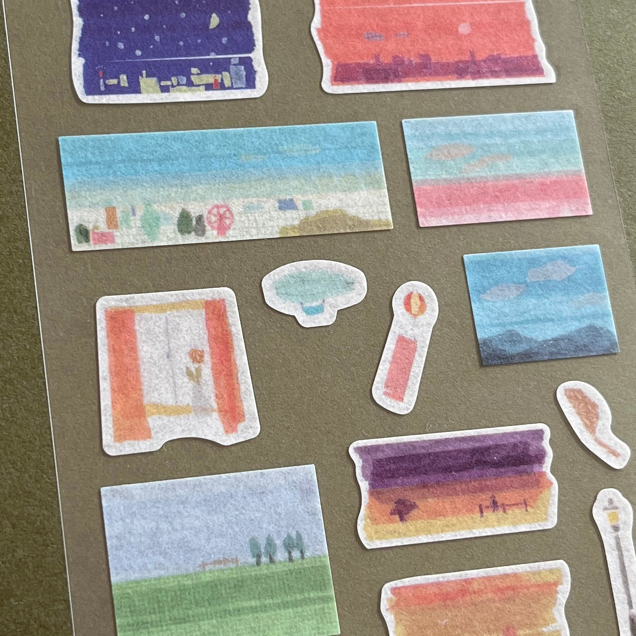SAIEN × Miki Tamura Chigiri-e Masking Stickers Memories