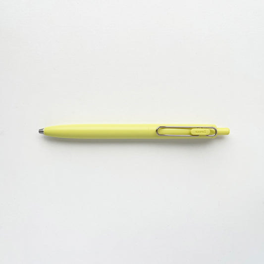 Uni-Ball One Gel Pen F 0.38mm YELLOW - hyuganatsu-