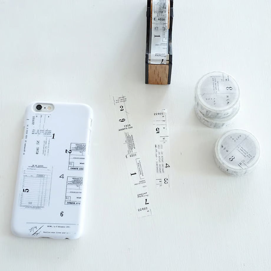 YOHAKU Masking Tape Letters and Numbers