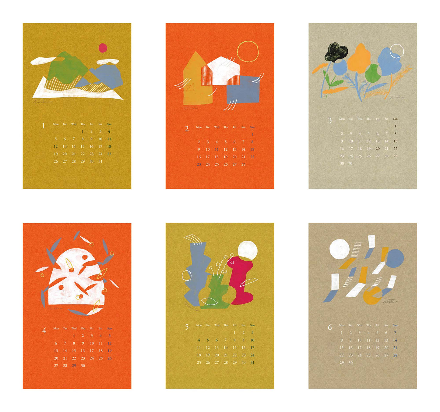 MATOKA Desk Calendar 2026 LIFE