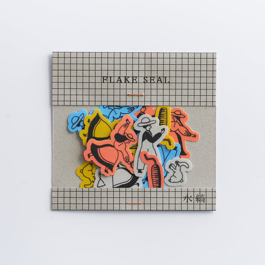 necktie × mizushima Flake Stickers Let's Dance!