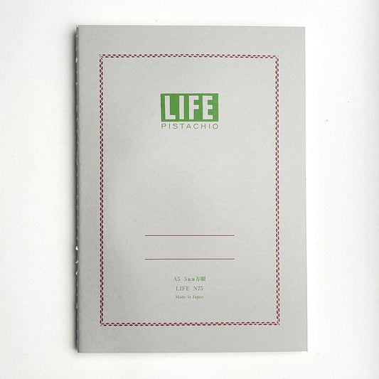 LIFE Notebook Pistachio A5 Grid