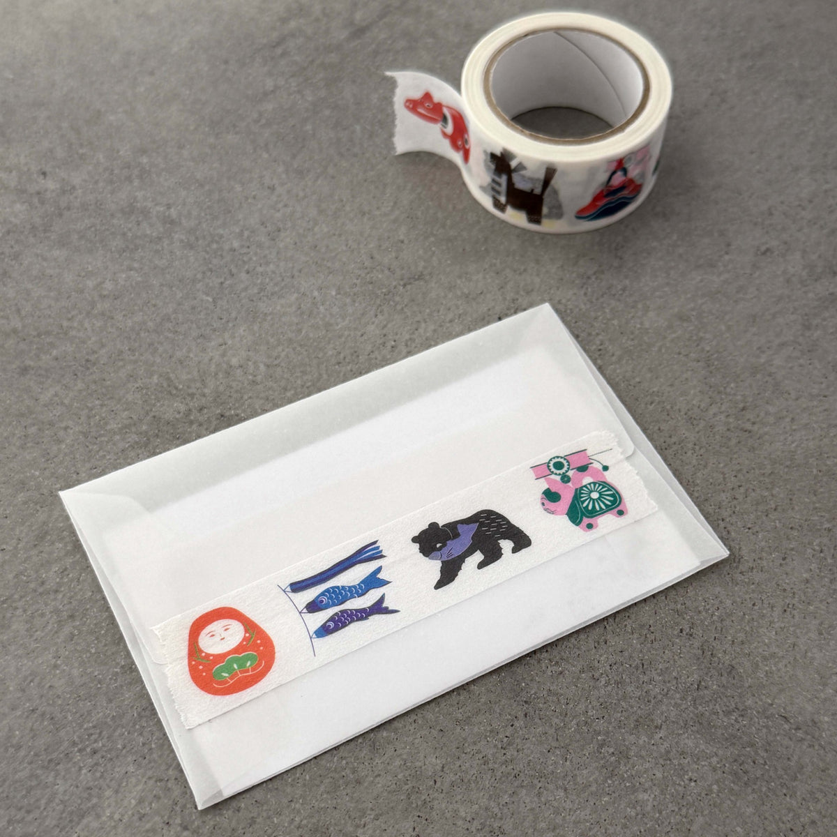 Masking Tape Mingei (Japanese Folk Toys)