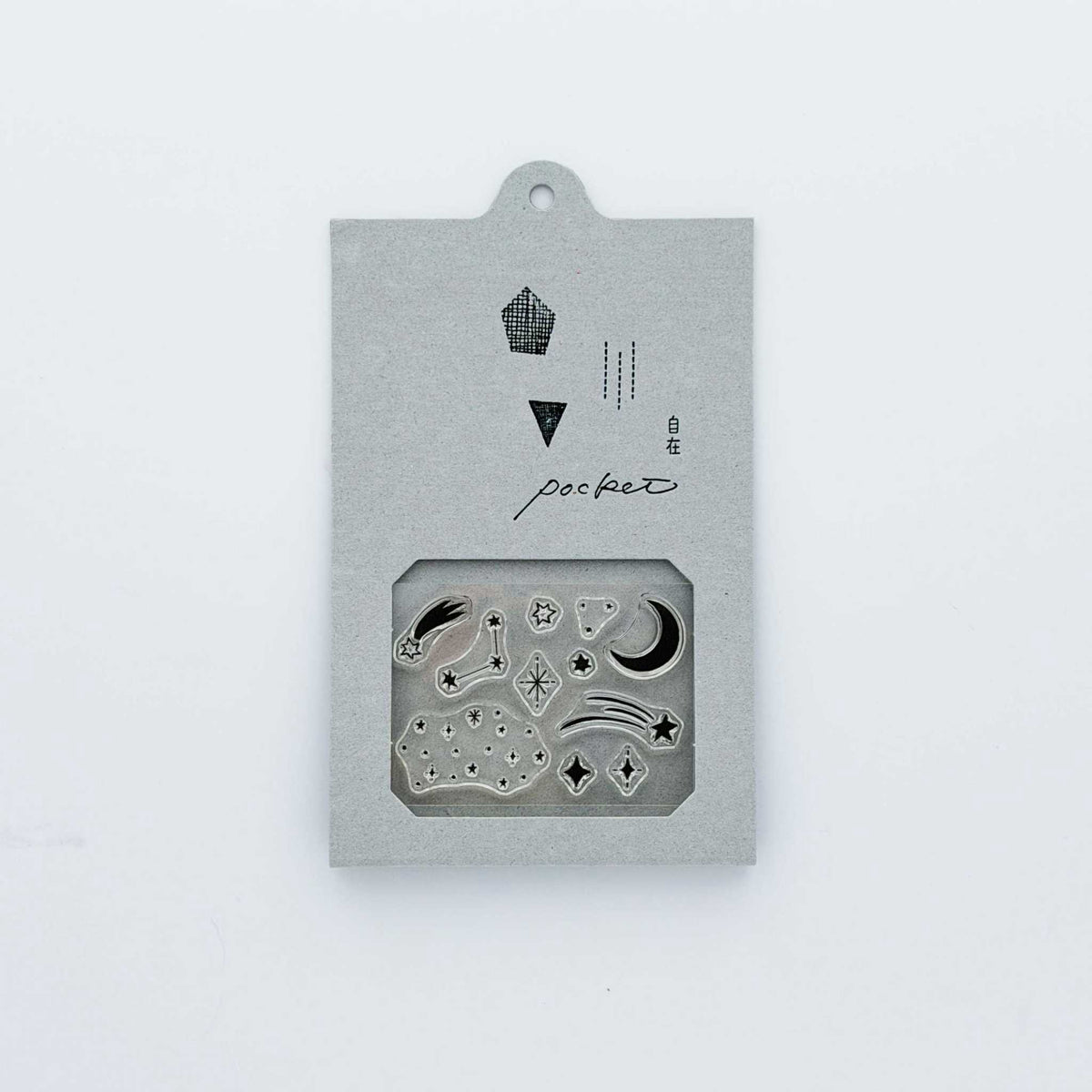 JIZAI Clear Stamp POCKET Starry Sky