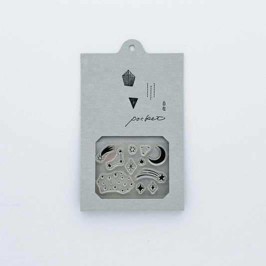 JIZAI Clear Stamp POCKET Starry Sky