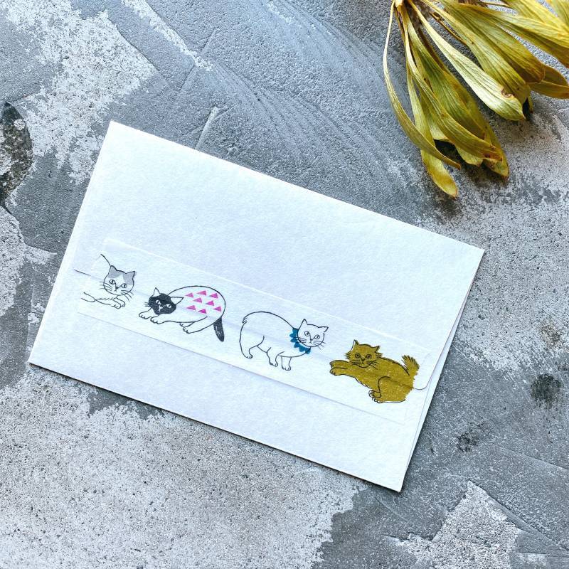 Matsuo Miyuki x mizushima Masking Tape Cats