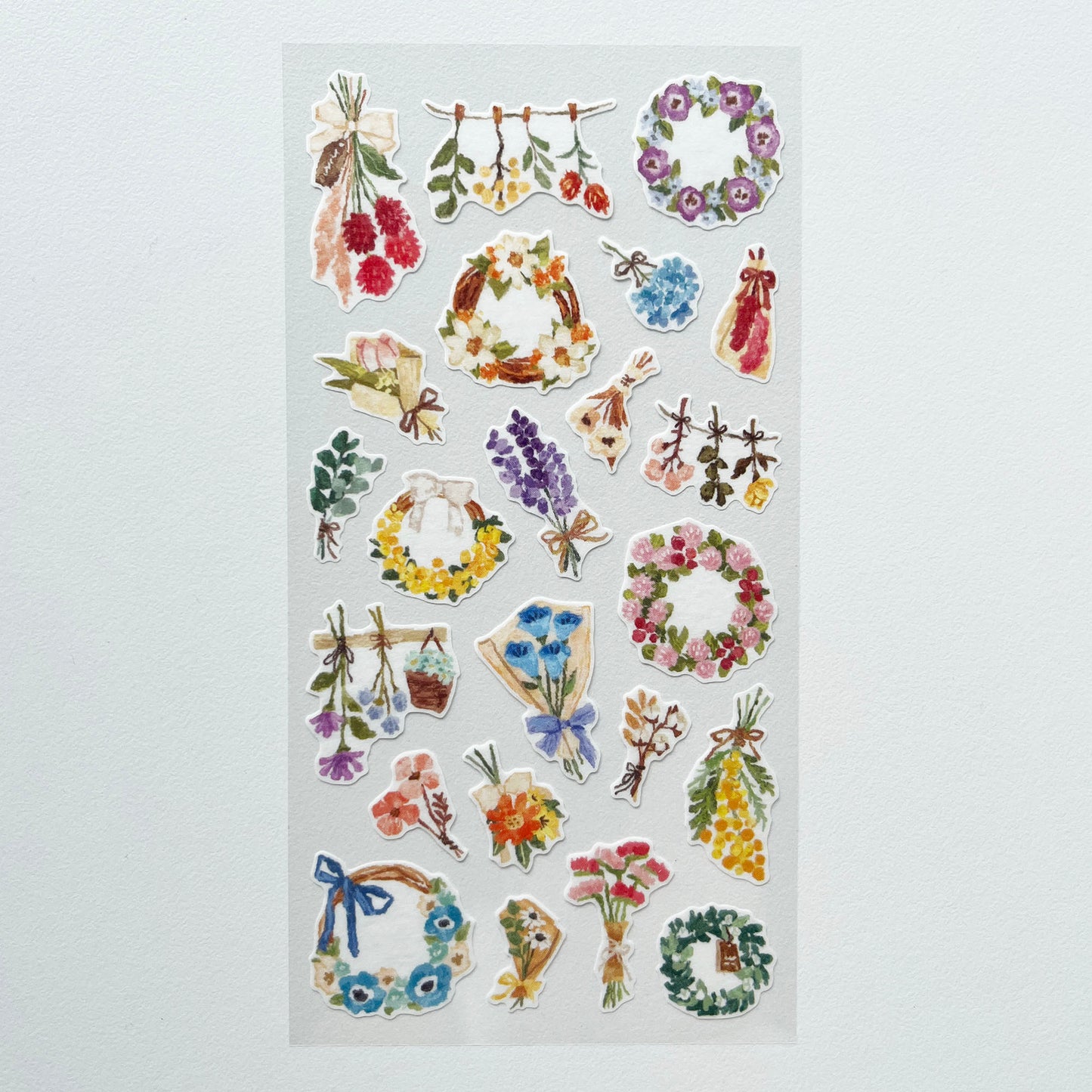 MIND WAVE Sticker Flower Wreath