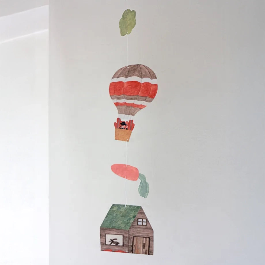 necktie Hanging Mobile Card Balloon and Carot