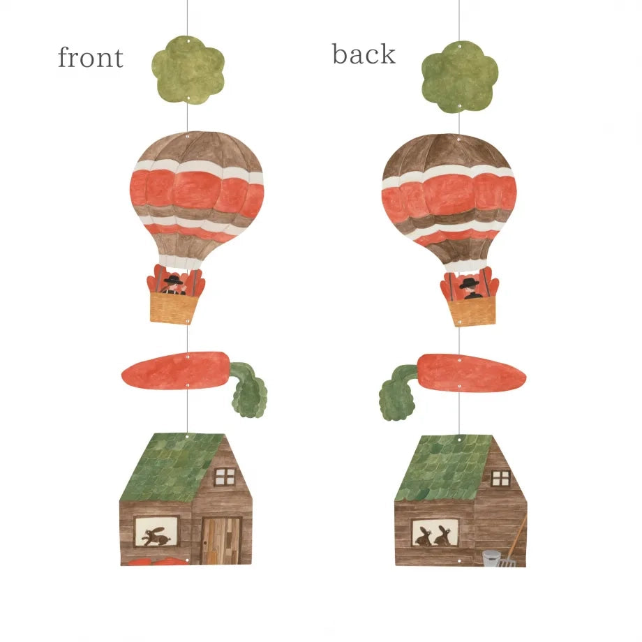 necktie Hanging Mobile Card Balloon and Carot