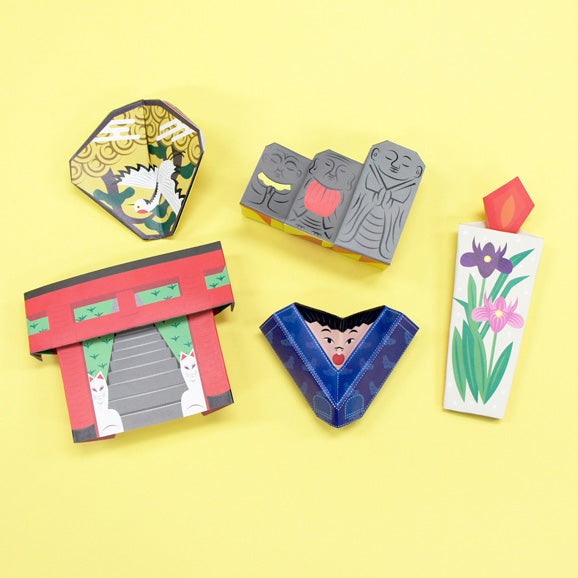 Origami Post Card Book Orica KYOTO ORIGAMI
