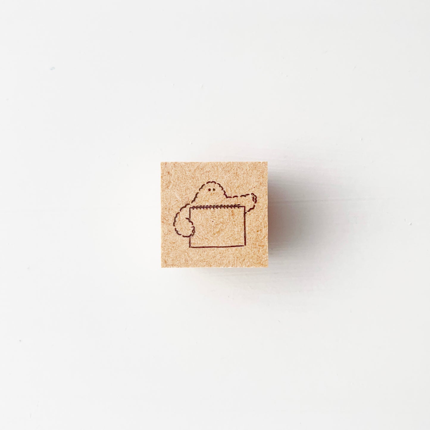 Stamp Marche Yeti-kun Illustration Stamp : Hitchhiking