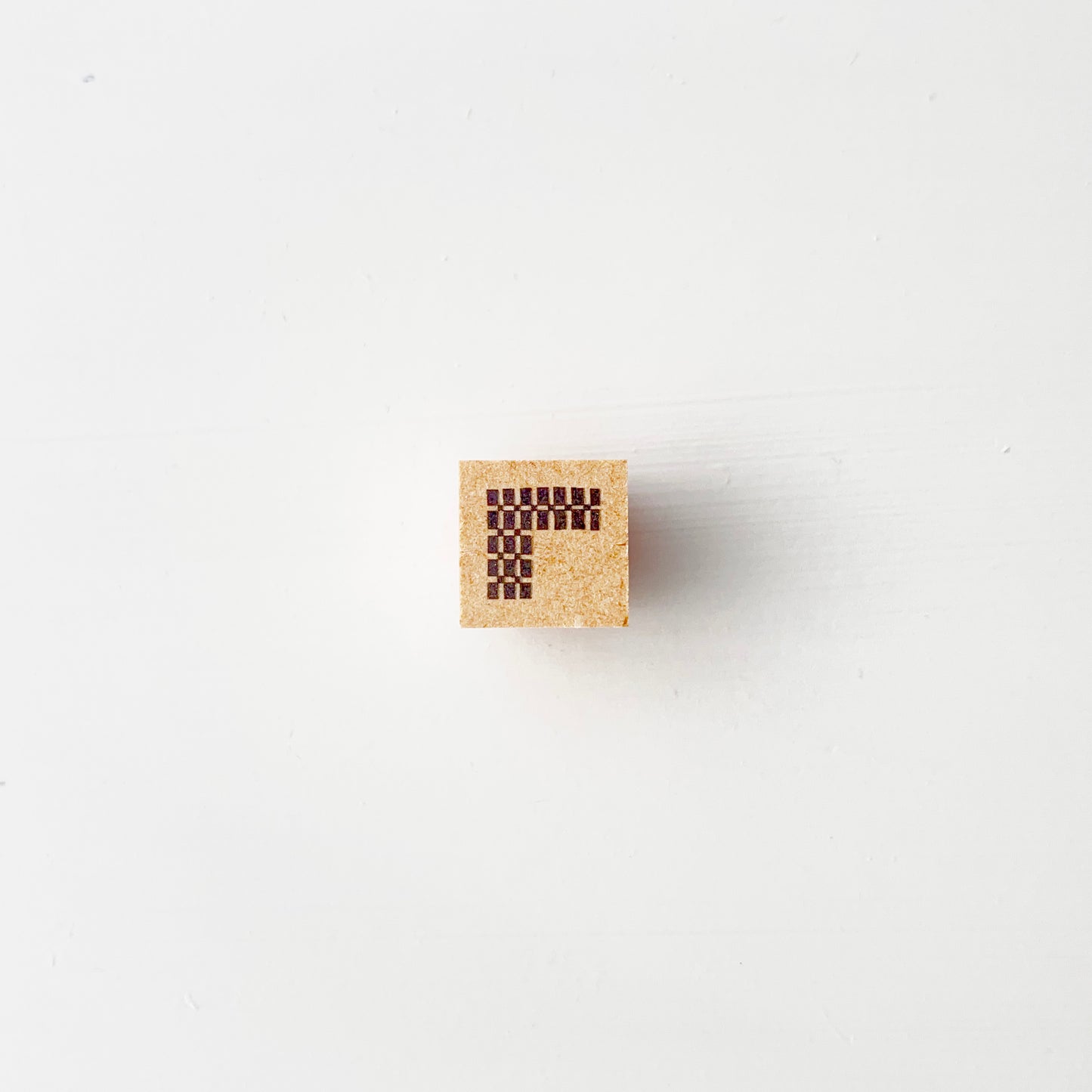 Stamp Marche Corner Decolation Stamp : Retro Check