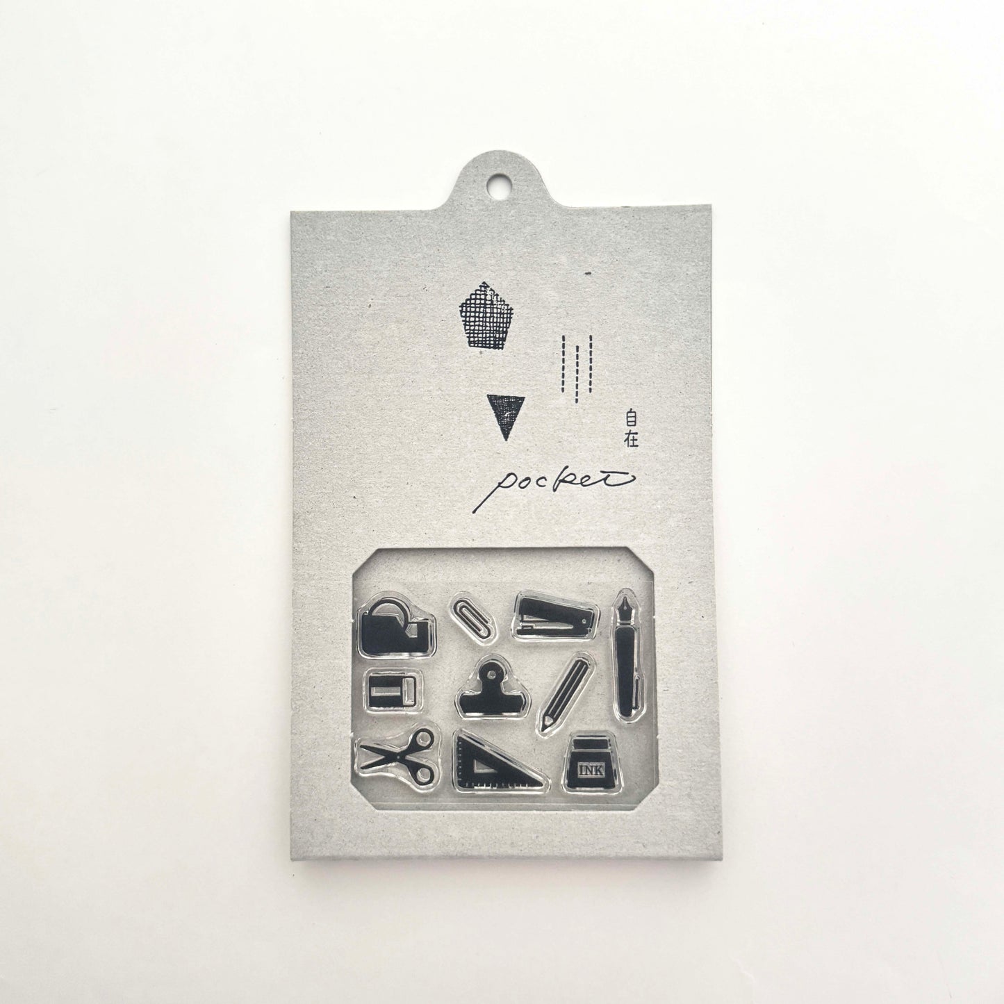 JIZAI Clear Stamp POCKET Stationeries