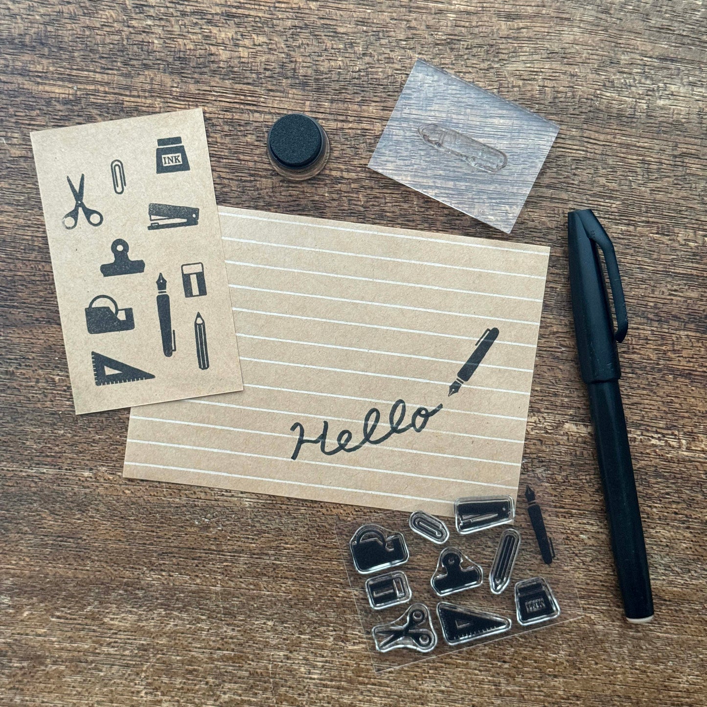 JIZAI Clear Stamp POCKET Stationeries