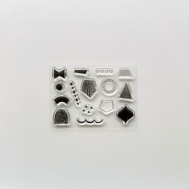 JIZAI Clear Stamp POCKET Shapes 02