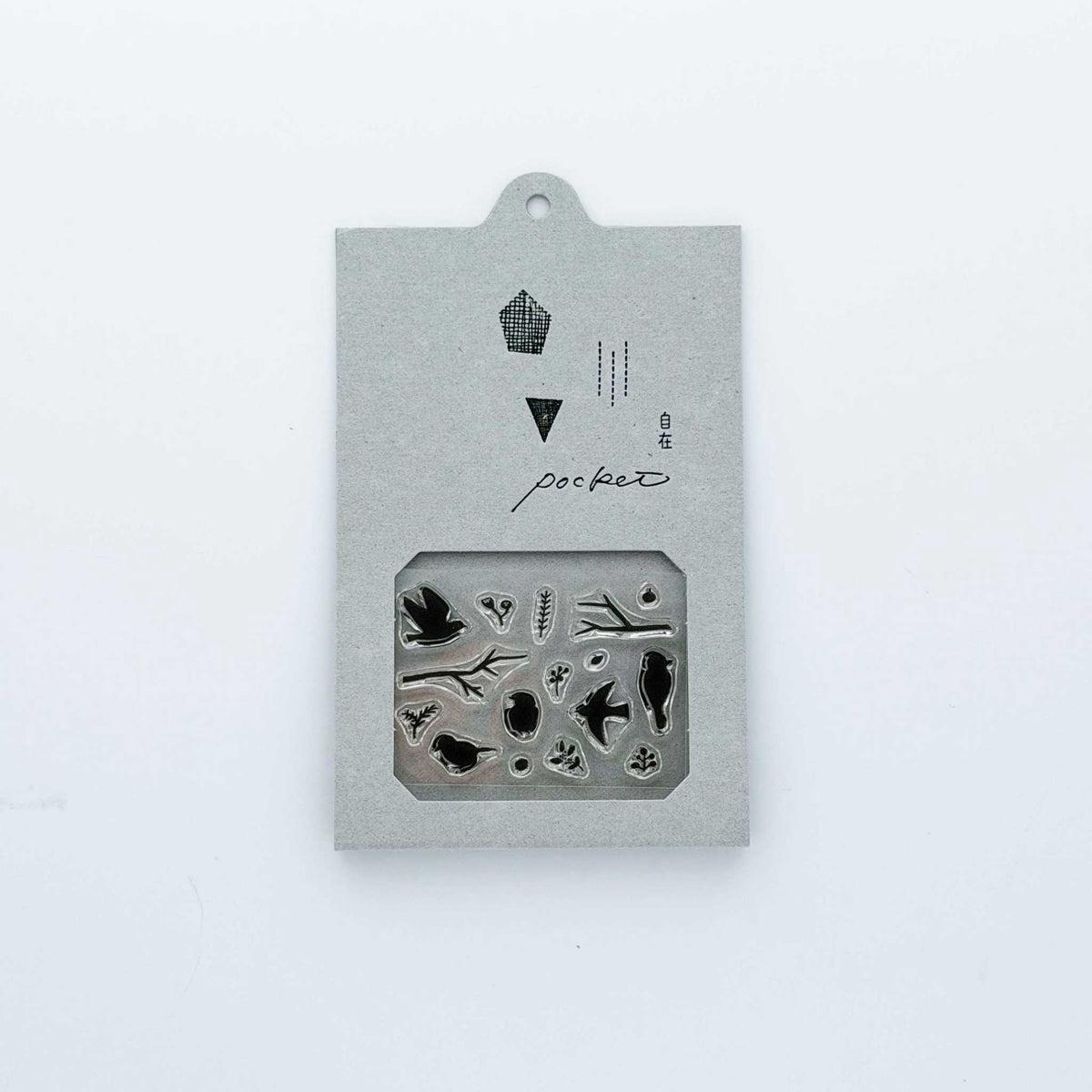 JIZAI Clear Stamp POCKET Bird & Branch