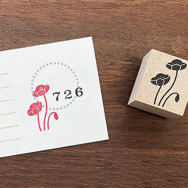 Stamp Marche Flower Stamp Poppy