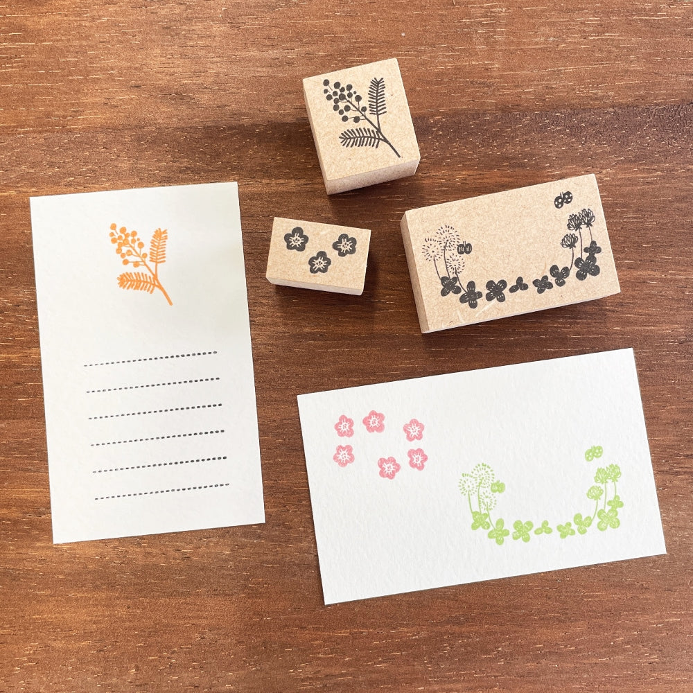Stamp Marche Flower Stamp Mimosa
