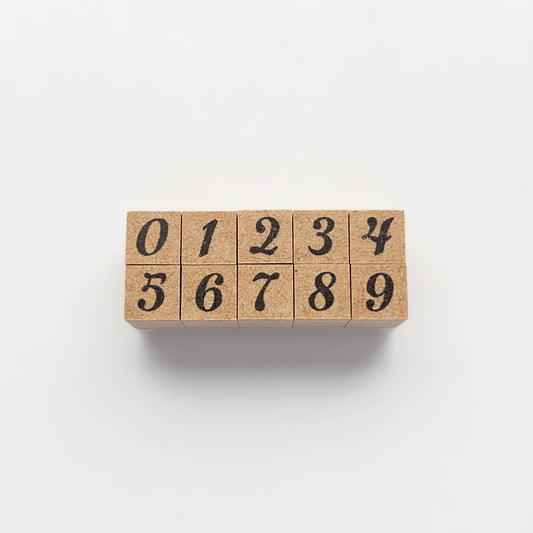 Stamp Marche Number Stamp set