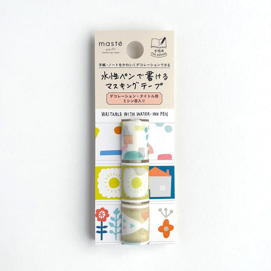 "masté" Masking tape that can be written on with water-based pens  NORDIC