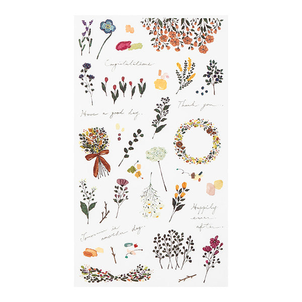 Rub-on Transfer Stickers Floral Patterns