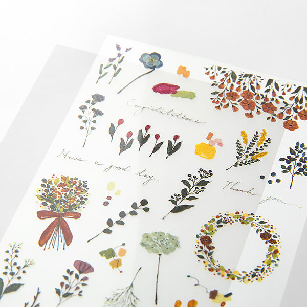 Rub-on Transfer Stickers Floral Patterns